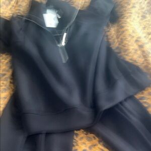 SPANX Black Women's Jumpsuit with Zipper Detail